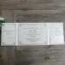 White Invitation Card With Hard Cover Elegant Invitation With Paper Pocket